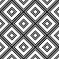 Black and white abstract background.Abstract striped textured geometric tribal seamless pattern. Vector black and white background Royalty Free Stock Photo