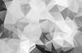 Black and white abstract background polygon