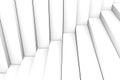 Black and white abstract background stairs box