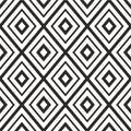 Black and white abstract background.Abstract striped textured geometric tribal seamless pattern. Vector black and white background Royalty Free Stock Photo