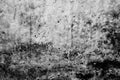 Black and White Abstract damaged old grunge cement background,texture Royalty Free Stock Photo