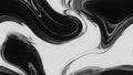 Black and white Abstract horizontal contrast background. Acrylic colors flow in water Royalty Free Stock Photo