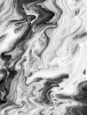 Black and white abstract painted background, wallpaper, texture. Modern art. Royalty Free Stock Photo