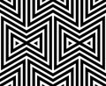 Black and White Abstract Pattern