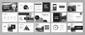 Black and white abstract presentation slide