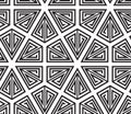 Black and White Abstract Seamless Pattern Royalty Free Stock Photo
