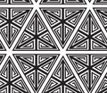 Black and White Abstract Seamless Pattern Royalty Free Stock Photo