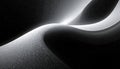 Black and white abstract shapes with curved lines and gradient texture gray Royalty Free Stock Photo
