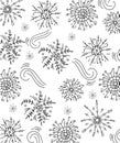 black and white abstract winter background