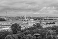 Saint Petersburg aerial cityscape from St. Isaac's Cathedral top, Russia Royalty Free Stock Photo