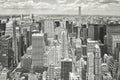 Aerial view of New York City Manhattan skyline, USA Royalty Free Stock Photo