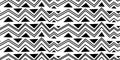 Black and white african ancient motif seamless pattern monochrome colors vector illustration for fashion textile ready for print