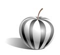 Black and white apple