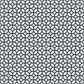 Black and white arabic vector background. Monochrome islamic seamless pattern. Tradition fence geometric ornament Royalty Free Stock Photo