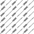 Black and white arrows pattern Royalty Free Stock Photo