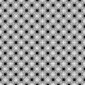 Black and White Asanoha Web Seamless Pattern