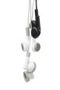 Black and White Audio Earphones