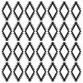BLACK WHITE AZTECS DESIGN PATTERN TEXTURE Royalty Free Stock Photo