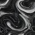 black and white background _A black spiral marble texture background with a detailed and elegant spiral texture and a variety Royalty Free Stock Photo