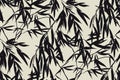 Black and white bamboo leaves seamless pattern Royalty Free Stock Photo