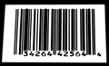 Black and White Barcode Royalty Free Stock Photo