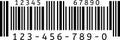 Black and white barcode displaying numbers from zero to nine, serving as an essential tool for retail product Royalty Free Stock Photo