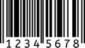 Black and white barcode with numbers underneath representing product identification, inventory management, and supply Royalty Free Stock Photo