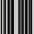 Black and White Barcode Pattern Background. Royalty Free Stock Photo