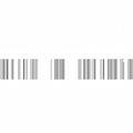 Black and white barcode patterns are arranged horizontally against a white Royalty Free Stock Photo