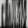 Black And White Barcode Stripes: A Digital Abstraction In Florian Nicolle Style