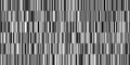 Black and white barcode strips pattern form abstract linear vector background Royalty Free Stock Photo