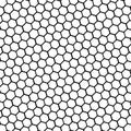 003 Black and white basic hexagonal shape honeycomb