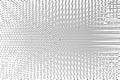 Black white blurry halftone vector background. Centered dot gradient. Grungy dotwork surface. Round dotted halftone Royalty Free Stock Photo