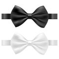 Black and white bow tie Royalty Free Stock Photo