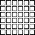 Black And White Boxes Pattern Repeated Design On White Background Royalty Free Stock Photo