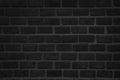 Black and white brick wall texture background or wallpaper abstract paint to flooring and homework. Royalty Free Stock Photo