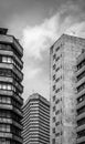 Black and White buildings in Downtown Bogota - Bogota, Colombia Royalty Free Stock Photo