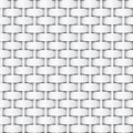 Black and white bump map of cloth for texture, 3D rendering Royalty Free Stock Photo