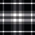 Black and white burberry seamless pattern print background design
