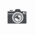 Black and White Camera Icon for Media Features Royalty Free Stock Photo