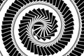 Black and white card spiral pattern background Royalty Free Stock Photo