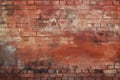 Black and White Cat Sitting on Red Brick Wall Royalty Free Stock Photo