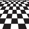 Black and white checker