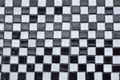 Black and White Checkerboard Abstract Texture