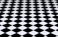 Black and white checkered background