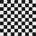 Black and white checkered floor