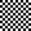 Black and white checkered seamless pattern Royalty Free Stock Photo