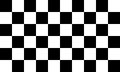 Black and white checkered seamless pattern. Endless background. Racing flag texture Royalty Free Stock Photo