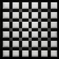 Luminous Shadows: A Checkered Pattern Of White And Black Squares Royalty Free Stock Photo