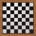 Black and white chess board Royalty Free Stock Photo